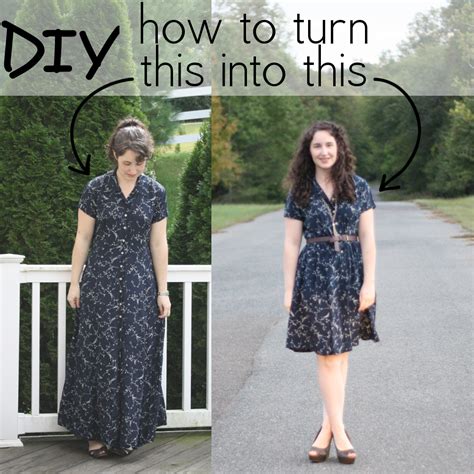 how to shorten a dress|make a short dress longer.